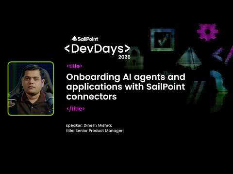 Onboarding AI agents and applications with SailPoint connectors
