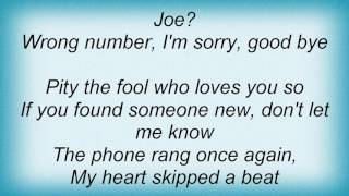 Aaron Neville - Wrong Number Lyrics