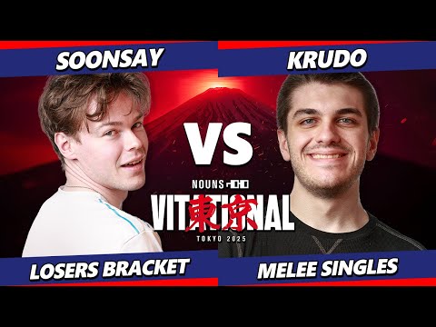 Nounsvitational 2025 - Soonsay (Fox) Vs. Krudo (Sheik) Smash Melee - SSBM