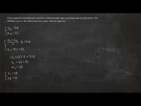 2.68. The sum of the first sixteen terms of an infinite arithmetic progression (aₙ) is equal to 728.