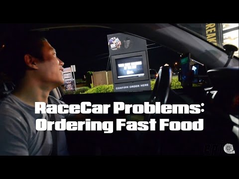 Racecar Problems: Ordering Fast Food