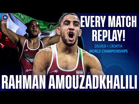 Every match from Rahman Mousa AMOUZADKHALILI  (IRI) at the Senior World Championships