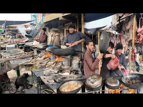 Amazing Street Food in Afghanistan | Traditional Street Food in Jalalabad