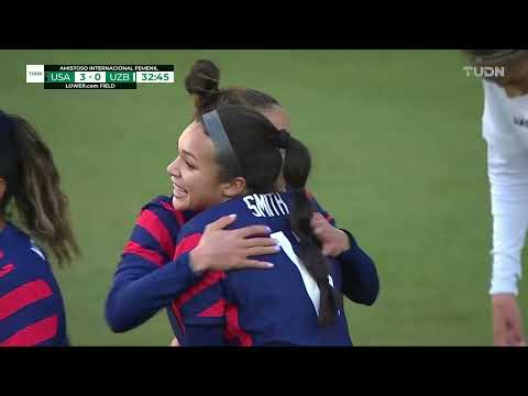 USWNT vs. Uzbekistan: Primero Gol de Sophia Smith - Apr. 9, 2022