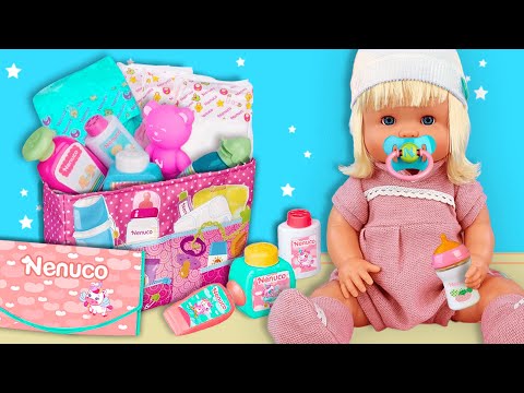 👜👶 Organizando el Bolso Cambiador de Mi Bebé de Juguete Nenuco: ¡Preparados para el Paseo Ideal!