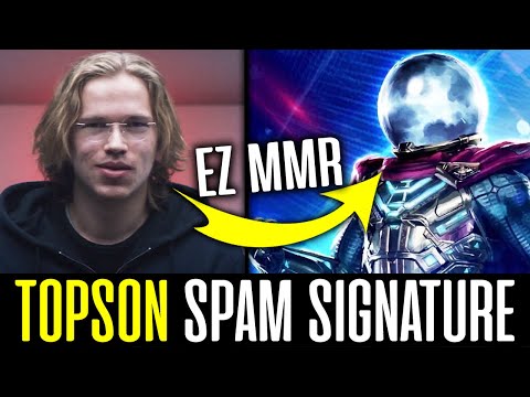 TOPSON Boosting his MMR to TOP 1 w/ his SIGNATURE HERO DOTA 2