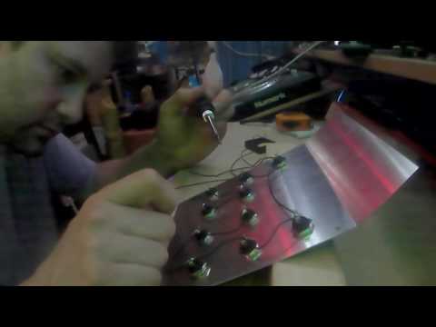 DIY Arduino USB MIDI Foot Controller Pt 2 - Soldering Ground Wire To Switches
