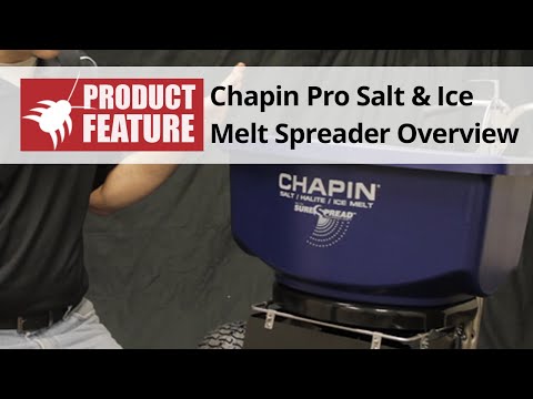  Chapin Pro Salt and Ice Melt Spreader - Assembly and Overview Video 
