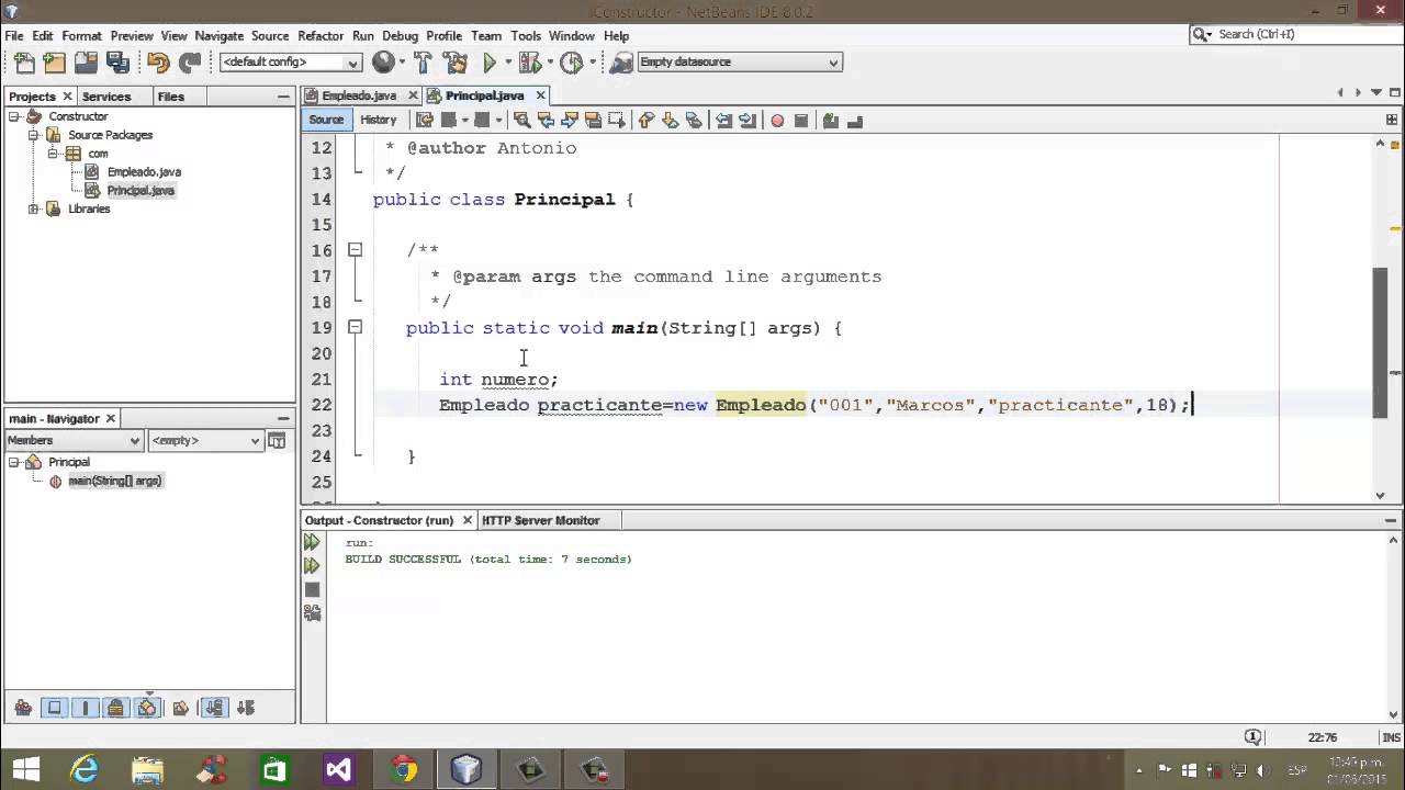 Tutorial Java Netbeans #13 - Desarrollo de una clase/ Constructores