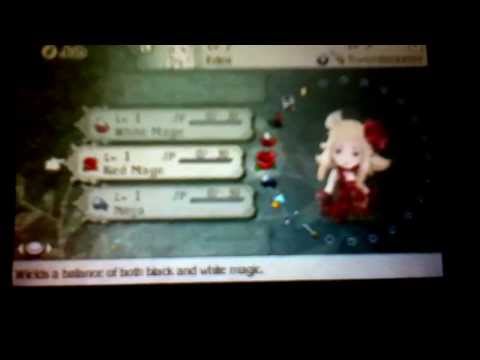 Bravely Default~ Edea's Appearance in every job