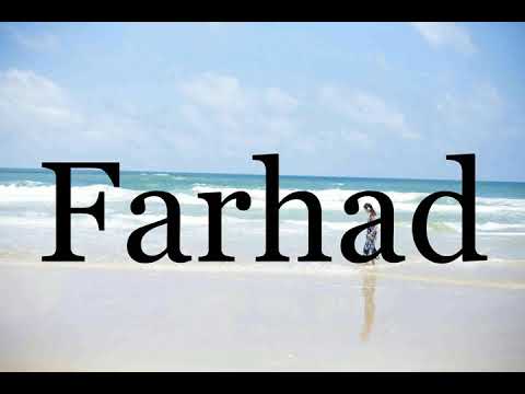 How To Pronounce Farhad🌈🌈🌈🌈🌈🌈Pronunciation Of Farhad