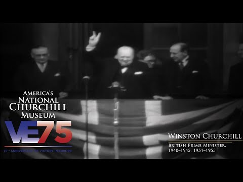 [VE Day 75] "This is Your Victory" Prime Minister Winston Churchill 8 May 1945