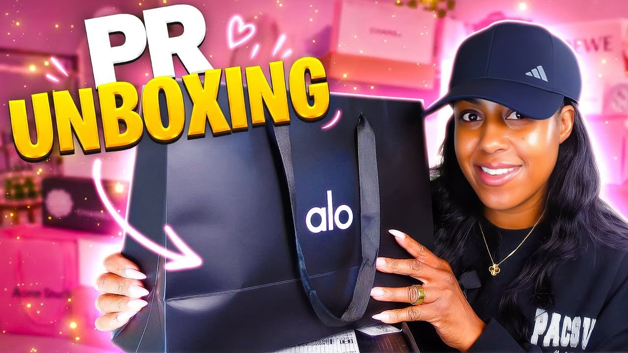 COME UNBOX SOME PR PACKAGES WITH ME
