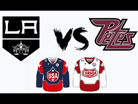 LA Jr. Kings vs Peterborough Petes at Nations Cup Game #4 in Detroit 11/30/19