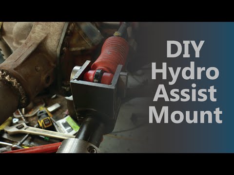 DIY Hydro Assist Mount, Dana 60 front axle build, 610BOB