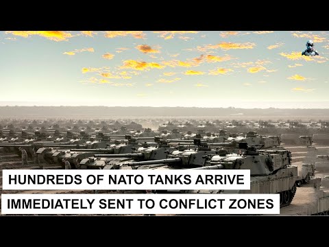 RUSSIANS SHOCKED! !! NATO deploys hundreds of tanks to Ukraine's frontline