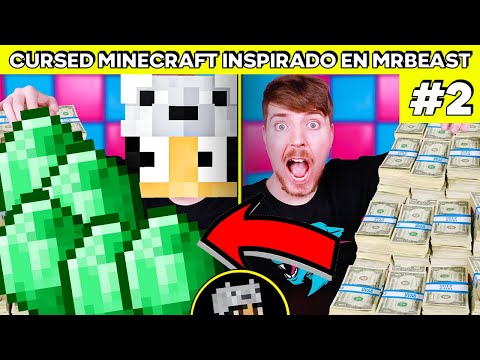 I gave $1,000,000 to the Minecraft villagers and it got out of hand |  Cursed funny mrBeast #2