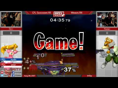 CFL Smackdown 141 Melee - Oaty (Peach) vs Harriet (Fox) - Winners Quarters