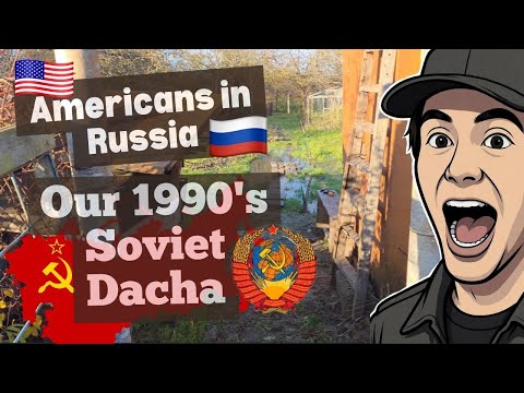 Americans in Russia : We inherited a 1990s Soviet Dacha : Apple tree harvest and land flood