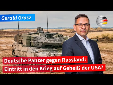 Deutsche Panzer gegen Russland: Eintritt in den Krieg auf Geheiß der USA?