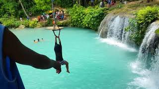 preview picture of video 'Tarzan Swing in Cambugahay Falls #Siquijor'