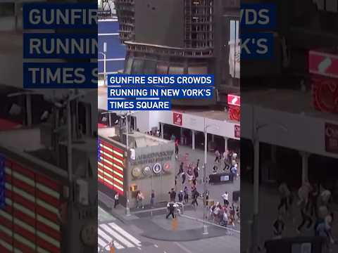 Gunfire sends crowds running in New York's Times Square #worldnow