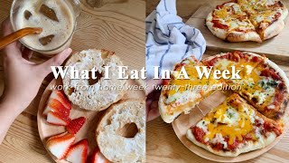What I Eat: No Oven Pizza, Beef Rendang, Korean Porridge,... 🍕 | thatxxRin