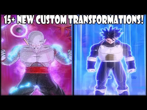 Xenoverse 2 15+ New Custom Cac Transformations & Awoken Skills Showcase! Xenoverse 2 Mods
