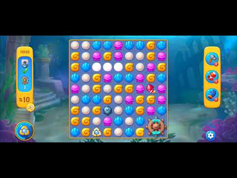Fishdom Easy Level 11935 (with five seashell)  @choraelmin