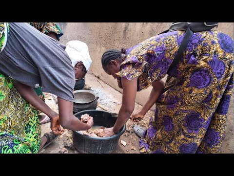 LET THE PARTY BEGIN !! NIGERIAN PARTY FOOD COOKING...