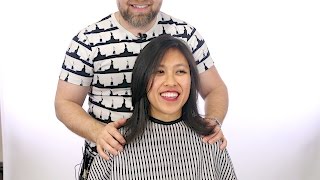 Medium Length Layered Haircut - TheSalonGuy