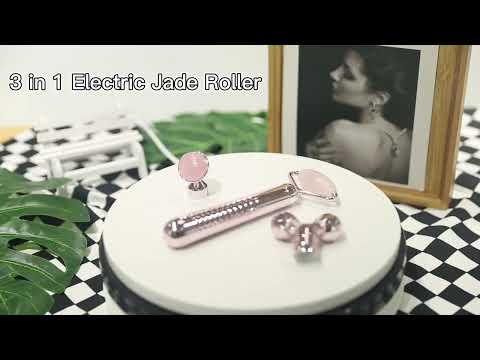 Cheap And Effective Electric Jade Roller | Facial Lymphatic Drainage Massage Using Jade Roller!
