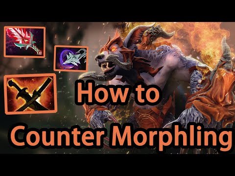 Ursa Bear countering morphling using Bloodthorn Dota2 7.25