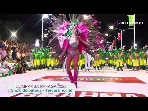 Comparsa Rafaga 2022 - show de bateria Nota 1000 - Tercera noche