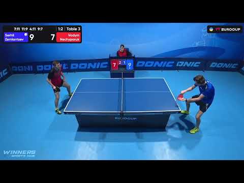 14:05 Serhii Zemiantsev - Vadym Nechyporuk 02.10.2023 TT Euro.Cup Star. TABLE 3