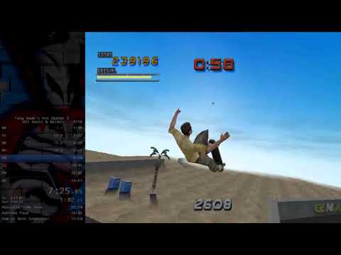 THPS2 PC All Goals & Golds (100%) Speedrun in 12:52