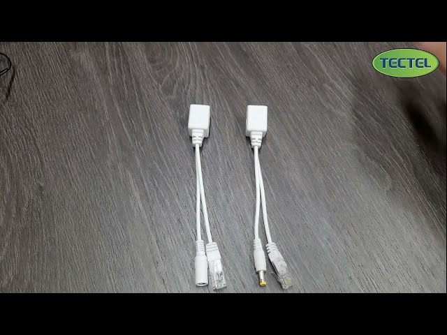 Vídeo relacionado con Xiatiaosann Adaptadores pasivos de alimentación Ethernet RJ45 PoE Divisor de inyector 5,5 x 2,1 mm DC Adaptador de Corriente, 4 pares