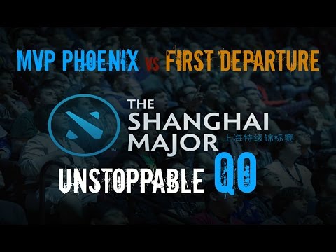 Dota 2 Road To Shanghai Major - MVP Phoenix vs First Departure Unstoppable QO Highlights