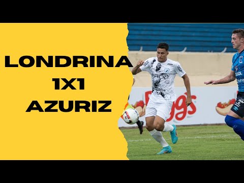 MELHORES MOMENTO - LONDRINA 1X1 AZURIZ - 1ª RODADA - PARANAENSE 2023