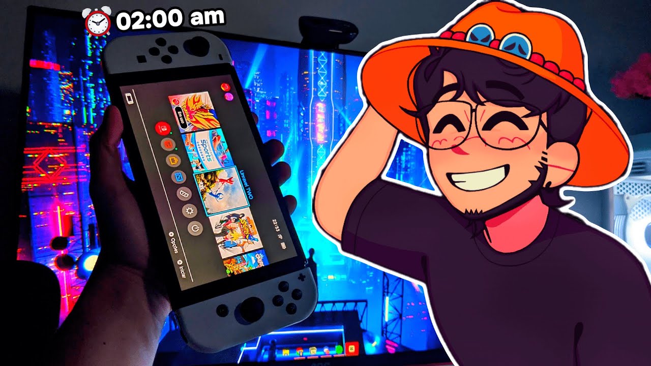 Uma madrugada tranquila com Nintendo switch