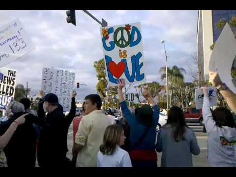 Westboro Baptist counter protest 2/19/10