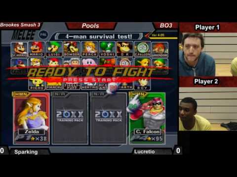 BS3 Pools Sparking (Sheik/Marth) Vs Lucretio (Falcon)