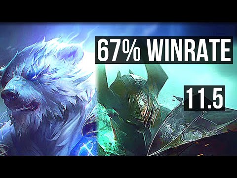 VOLIBEAR vs MORDEKAISER (TOP) (DEFEAT) | 67% winrate, Legendary | BR Master | v11.5