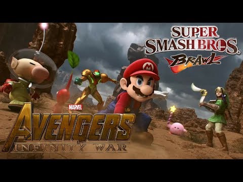Super Smash Bros Brawl (Avengers Infinity War Style Trailer)