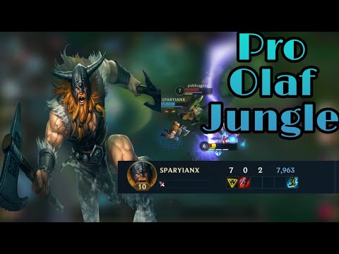 League of Legends |Learn how to Playing Olaf jungle pro Gameplay