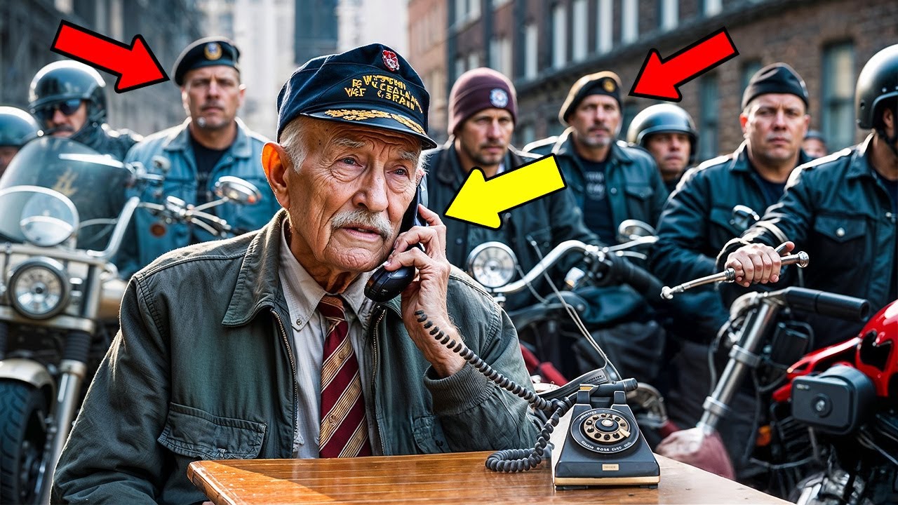 90-Year-Old Veteran Bullied By Bikers, Until She Makes A Shocking Phone Call"  - Full Transcript Inside! | YTScribe | YTScribe - AI-Powered YouTube  Transcription