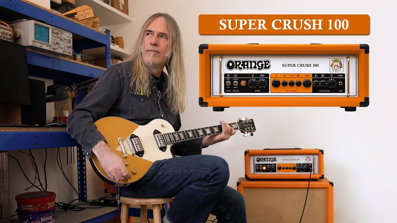 The new Orange Super Crush 100 explained by the designer, Ade Emsley - YouTube