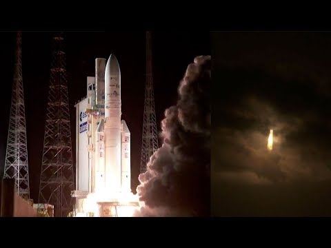 Ariane 5 ECA launches INTELSAT 37e & BSAT-4a