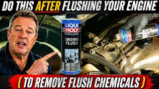 HOW To FLUSH Your ENGINE The CORRECT WAY — LEAVES Zero RESIDUE!!