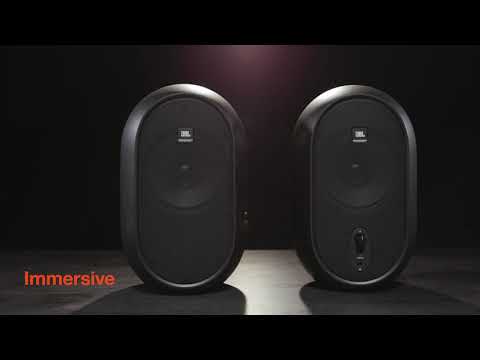 JBL One Series 104 Compact Full-Range Powered Desktop Reference Studio Monitors